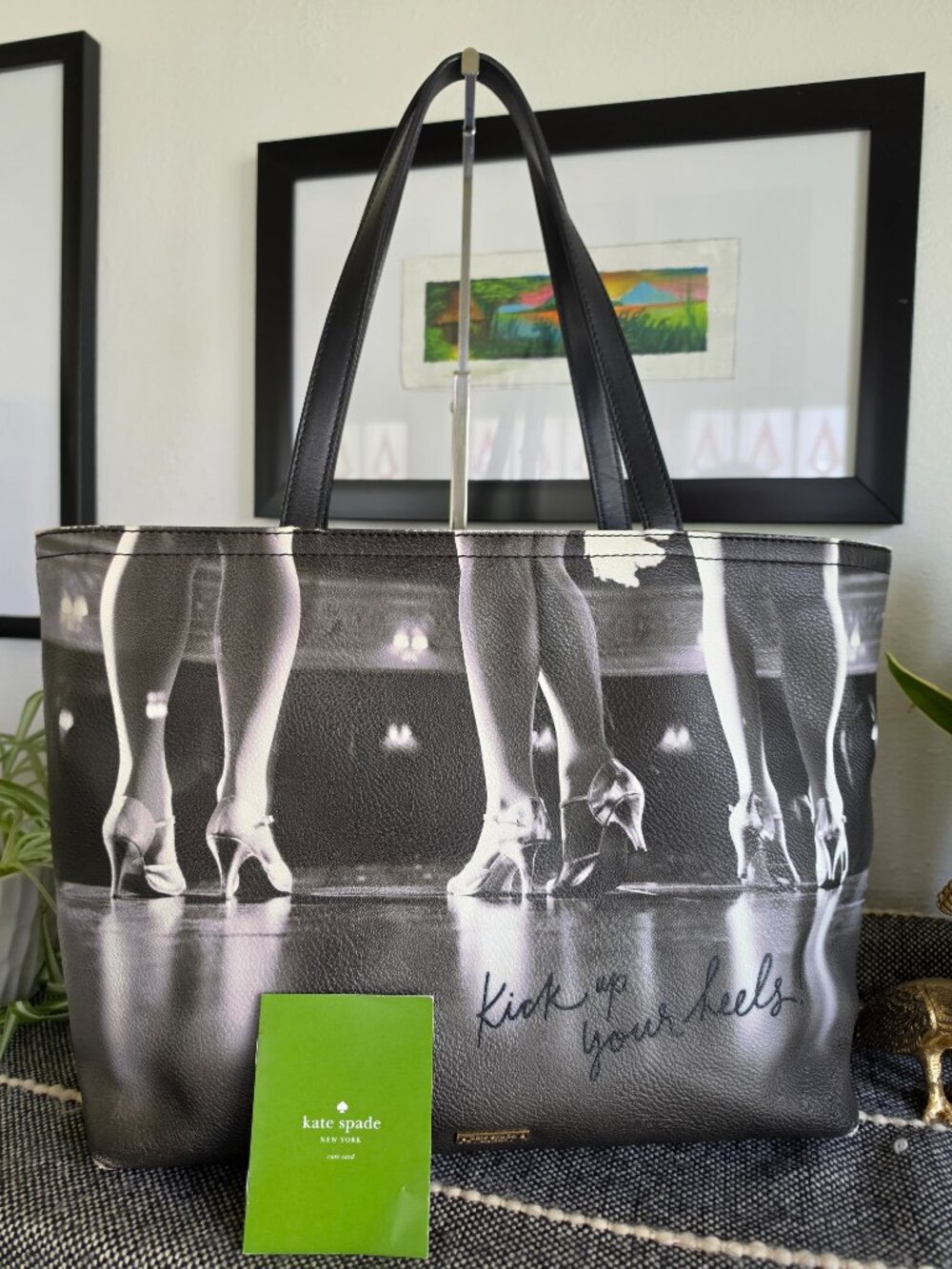 Kate Spade “Kick Up Your Heels” Limited Edition Tote Bag
